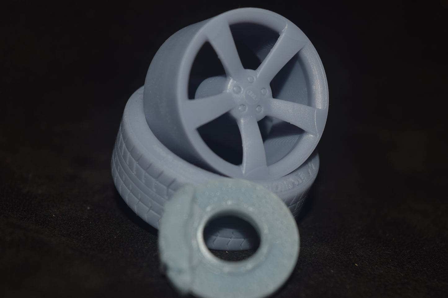 AUDI Rotors rims 1/18 with MICHELIN tyres and brake system