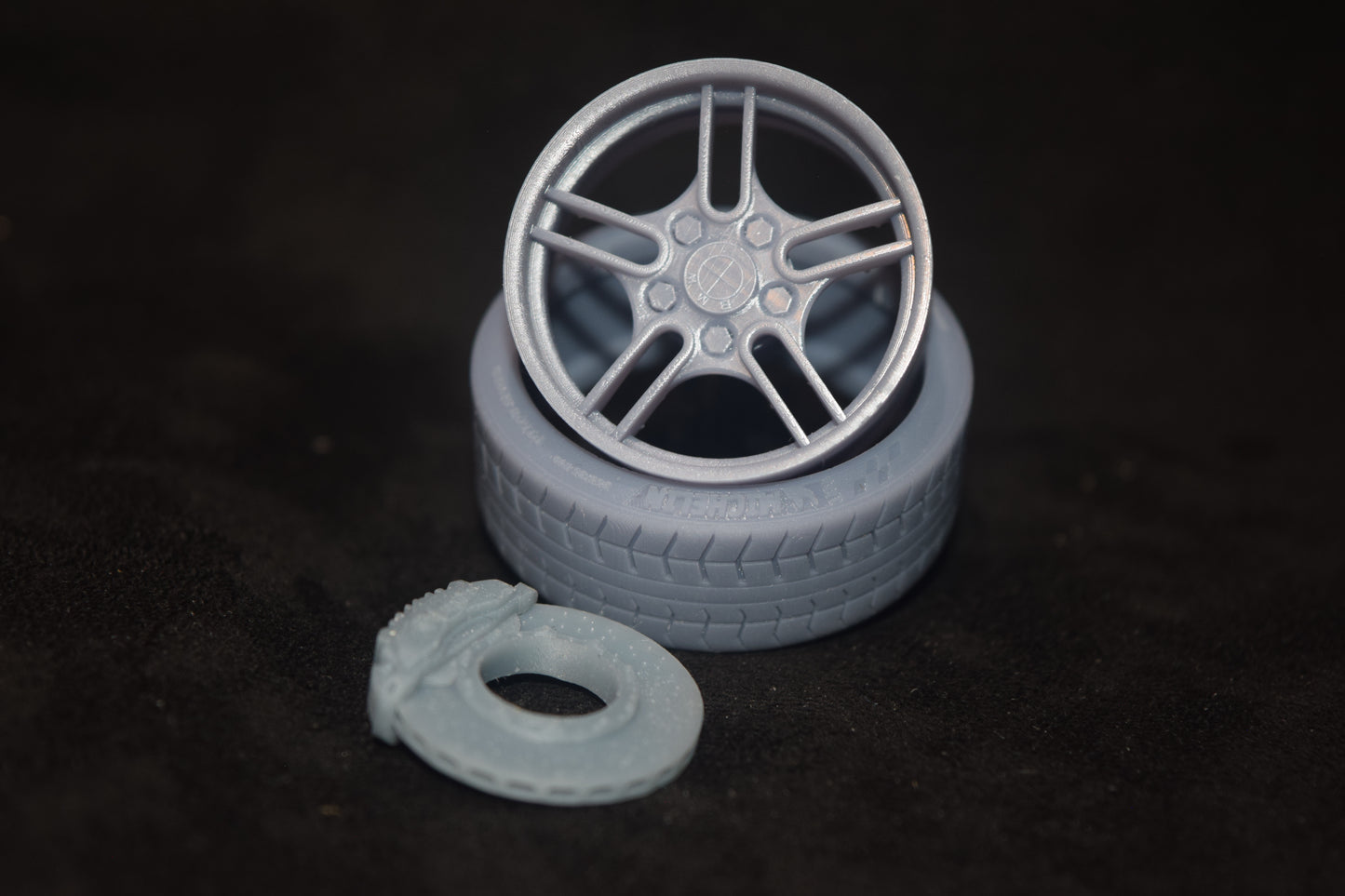 BMW Style 66 E39 rims 1/18 with MICHELIN tyres and brake system