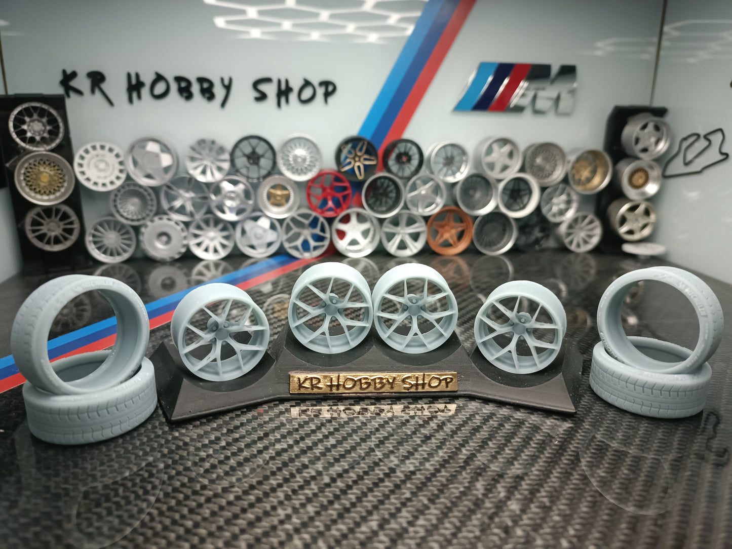 BBS FI-R rims 1/18 with MICHELIN tyres and brake system
