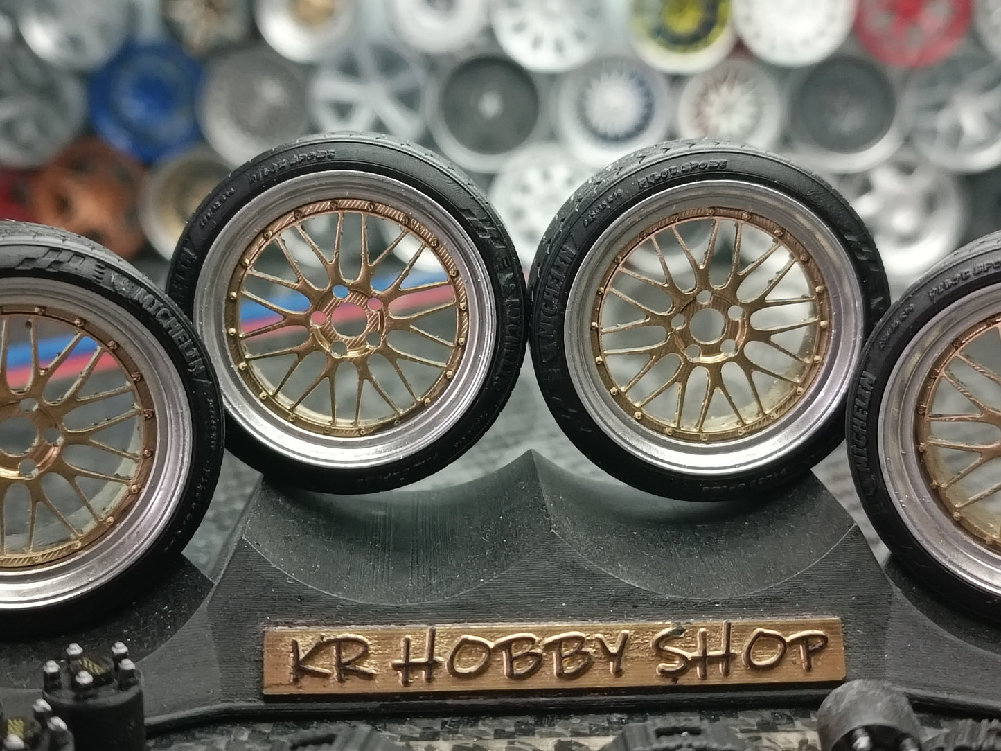 BBS LM rims 1/18 with MICHELIN tyres and brake system