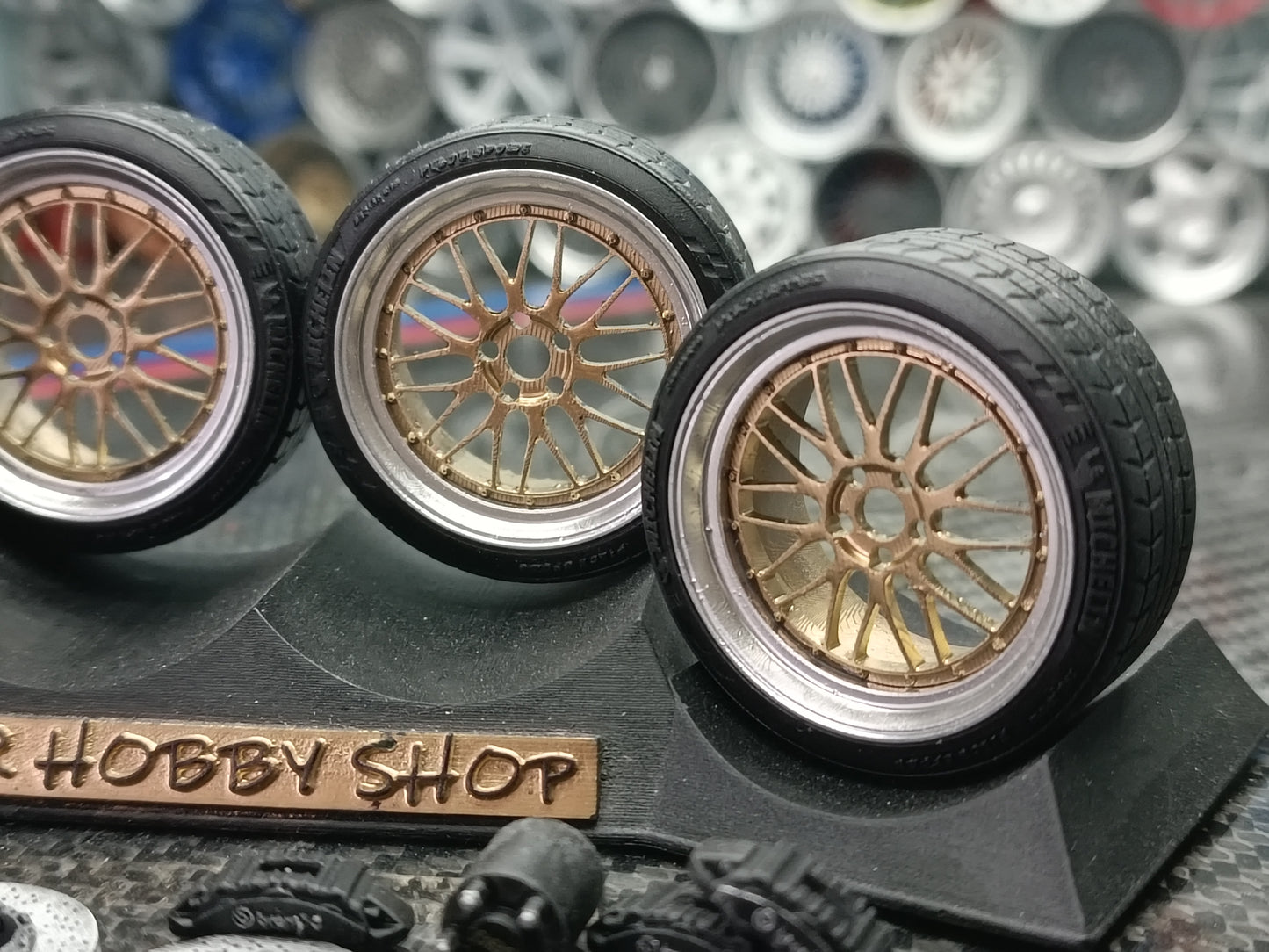 BBS LM rims 1/18 with MICHELIN tyres and brake system
