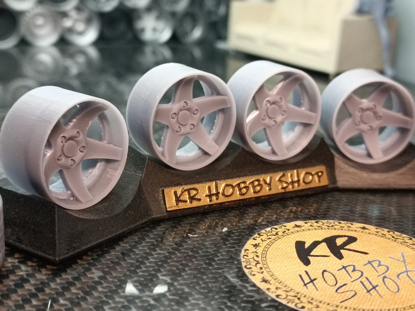 Rondell 0021 rims 1/18 with MICHELIN tyres and brake system