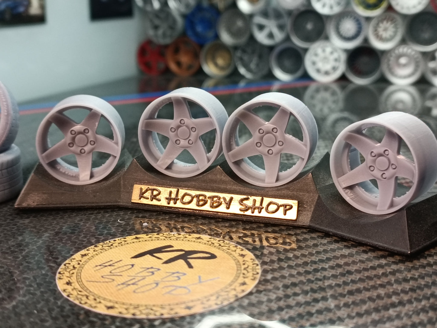 Rondell 0021 rims 1/18 with MICHELIN tyres and brake system