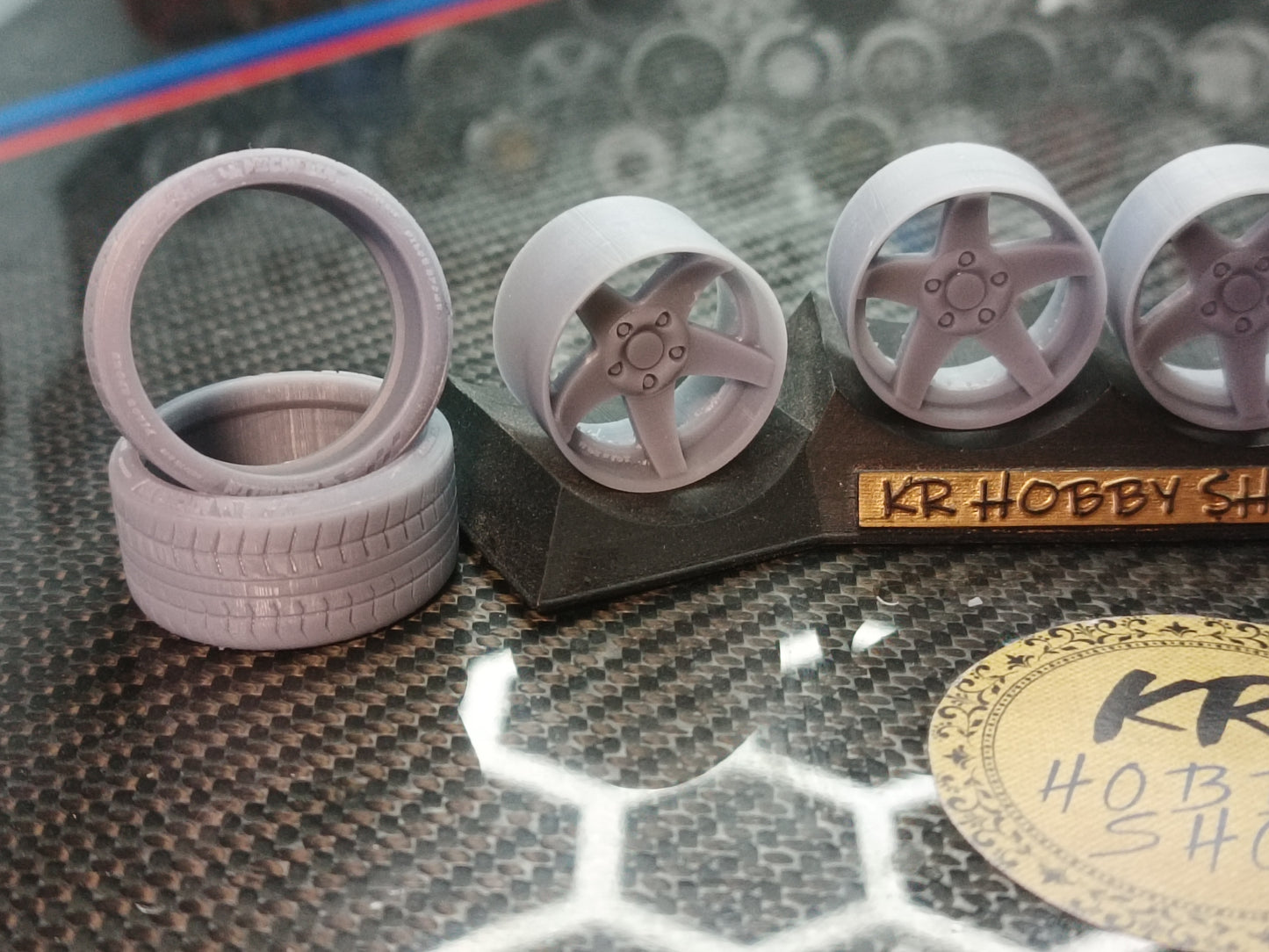 Rondell 0021 rims 1/18 with MICHELIN tyres and brake system