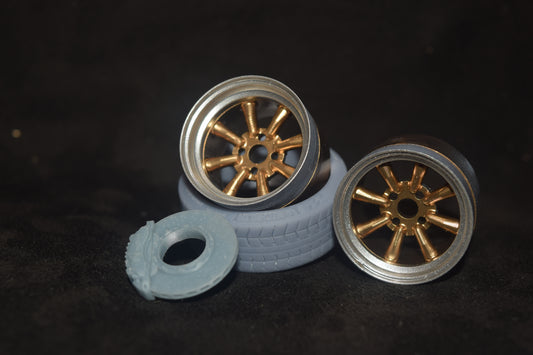 Watanabe rims 1/18 with MICHELIN tyres and brake system