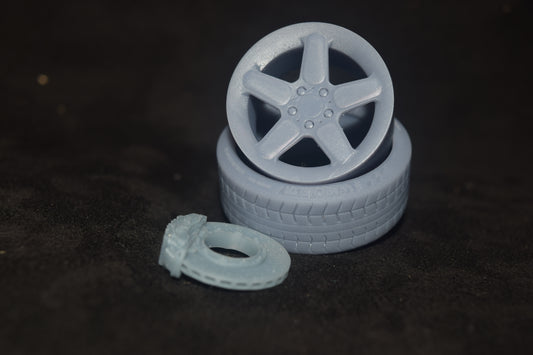 AC Schnitzer Type 2 rims 1/18 with MICHELIN tyres and brake system