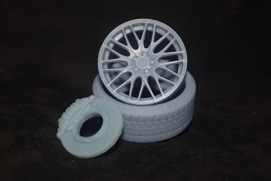 BBS CS rims 1/18 with MICHELIN tyres and brake system