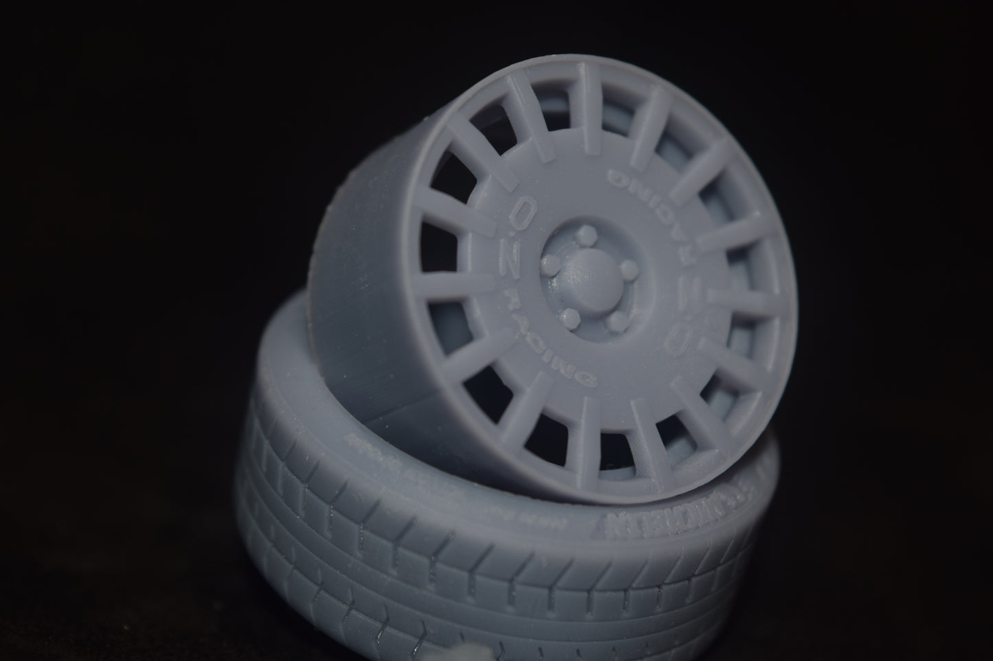 OZ Racing Rally rims 1/18 with MICHELIN tyres and brake system