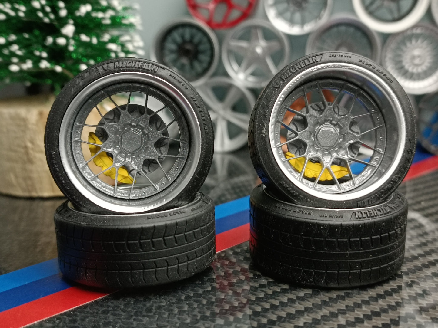 BBS RS2 rims 1/18 with MICHELIN tyres and brake system