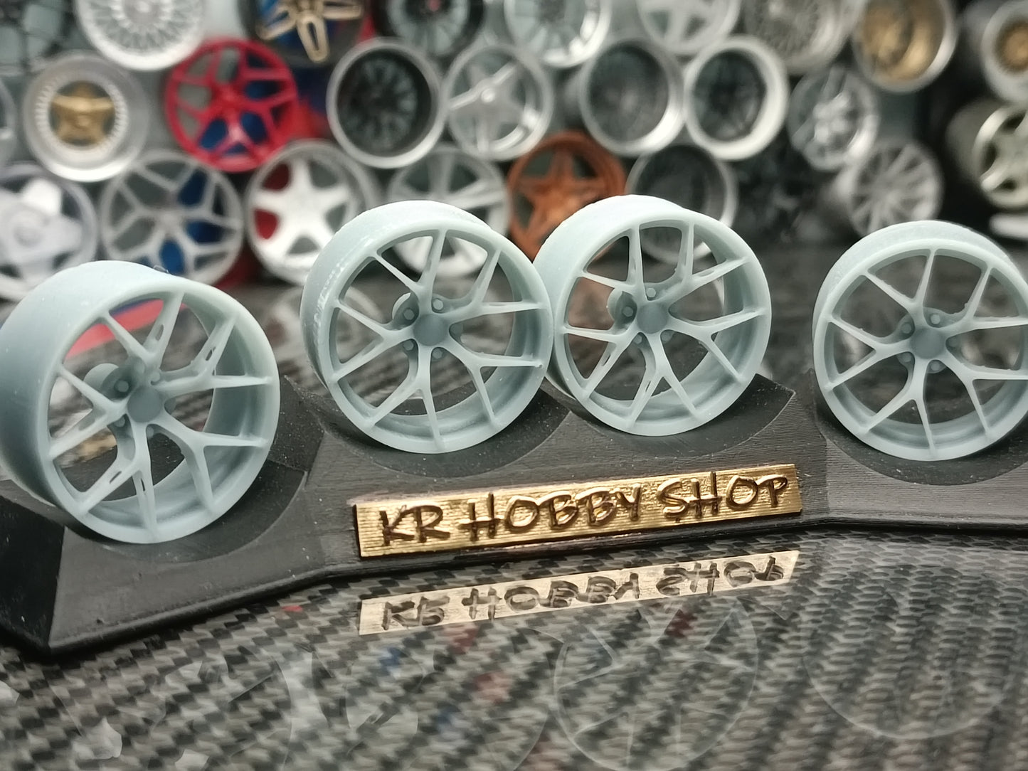 BBS FI-R rims 1/18 with MICHELIN tyres and brake system